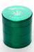 4 parts genie leaf laser etched small herb grinder - bongoutlet.com