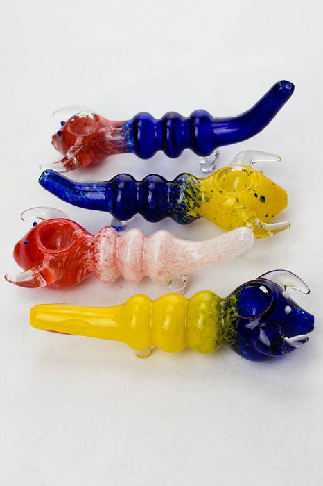 Scorpion glass hand pipe - bongoutlet.com