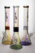15" Genie 7mm Metallic color classic beaker bong - bongoutlet.com