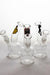 6.5 in. clear glass water bong - bongoutlet.com