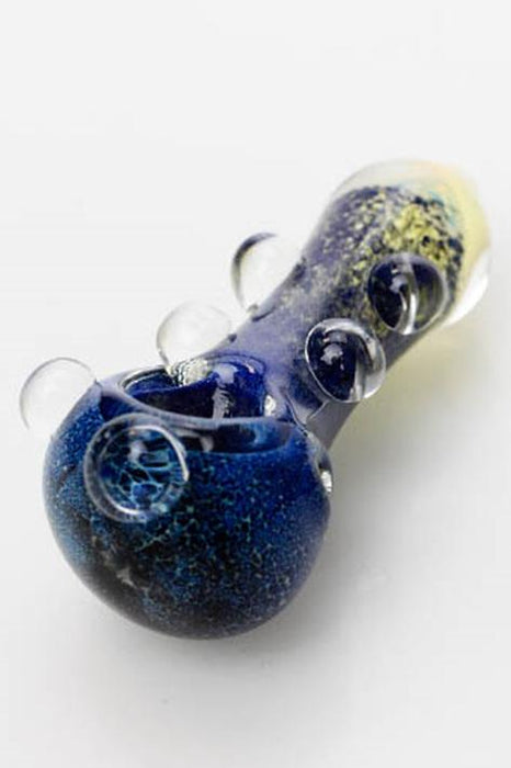 3.5" soft glass 5210 hand pipe - bongoutlet.com