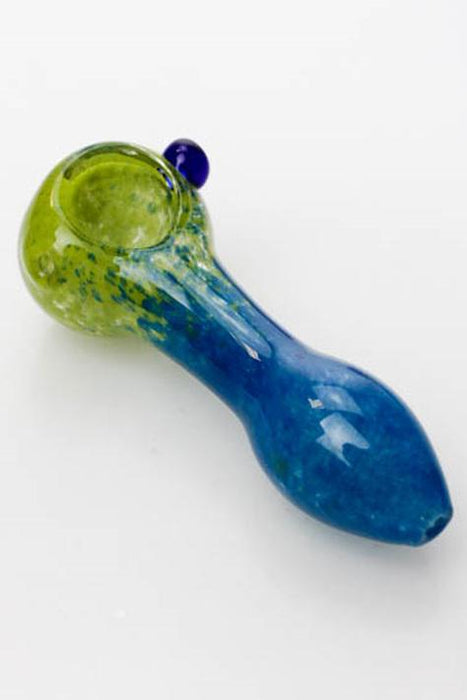 3.5" soft glass 5211 hand pipe - bongoutlet.com