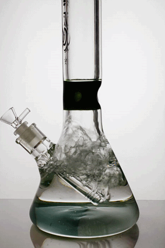 13 in. Genie 9 mm glass beaker water bong - bongoutlet.com