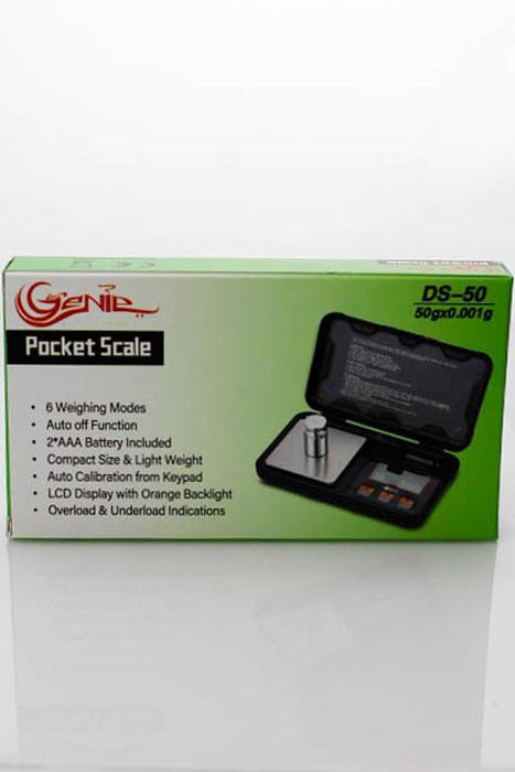 Genie  DS-50 pocket scale - bongoutlet.com