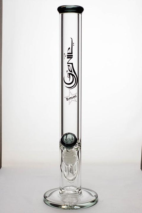 17" Genie 9 mm straight glass tube water bong - bongoutlet.com