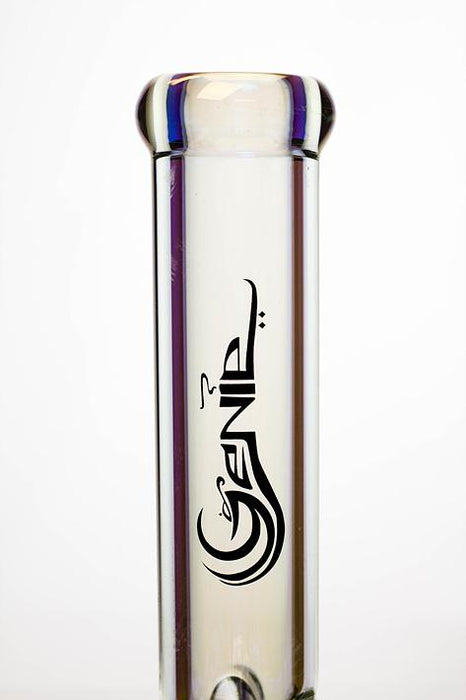 Genie 14" Metallic 9 mm glass beaker bong - bongoutlet.com