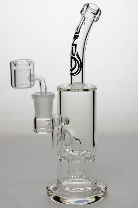 9" genie shower head diffused oil rig - bongoutlet.com