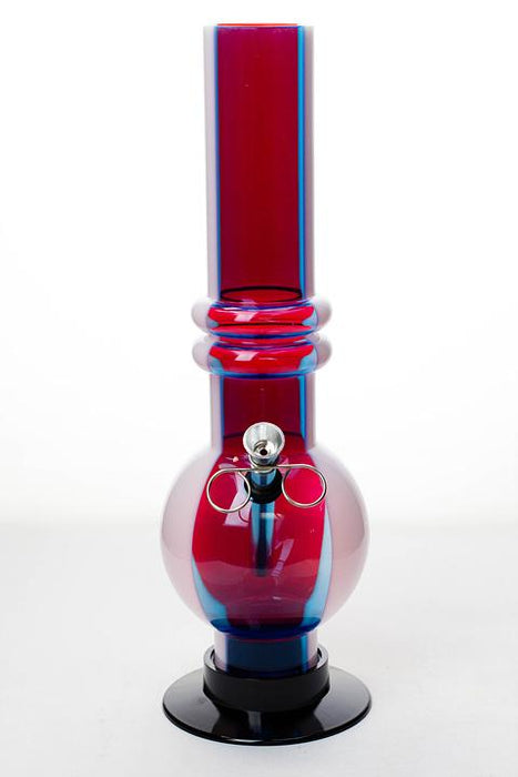 12 inches acrylic water pipe-FAK11C - bongoutlet.com