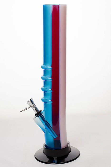 12 inches acrylic water pipe-FAK11A - bongoutlet.com
