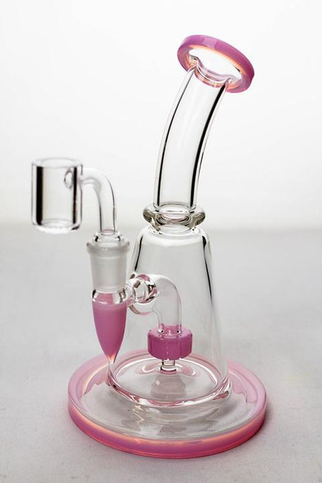 8" showerhead diffuser rig with a banger - bongoutlet.com