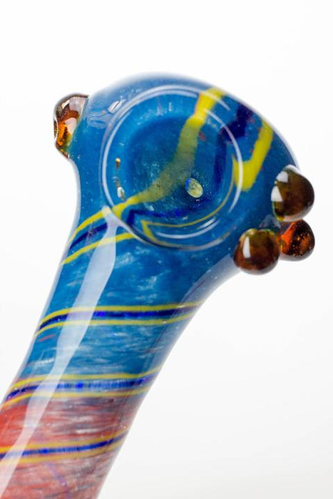 4.5" soft glass 5879 hand pipe - bongoutlet.com