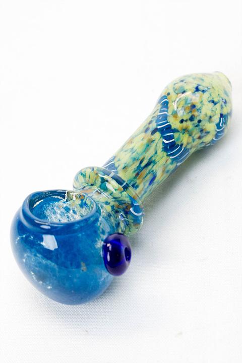 4.5" soft glass 5880 hand pipe - bongoutlet.com