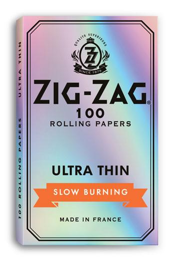 Zig Zag Ultra Thin Slow burning Papers Pack of 2