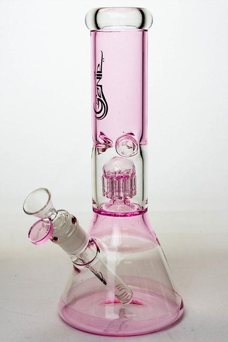 11" Genie short tree arms color tube water bong