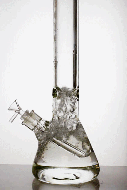 18" My Bong 9 mm beaker glass water bong
