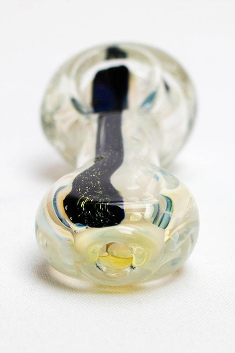 3.5" Heavy dichronic 6236 Glass Spoon Pipe