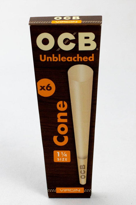 OCB Pre-rolled Cone Virgin Unbleached Rolling Paper 1 1/4 1 Pack