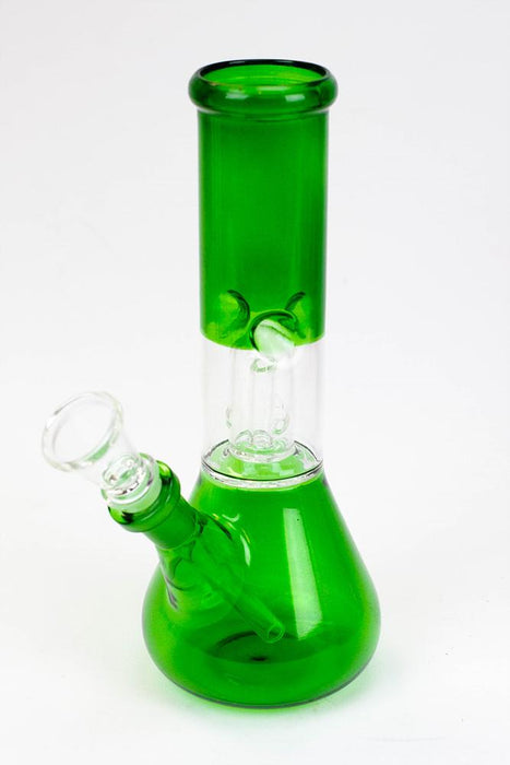 8" single dome percolator color painted water bong