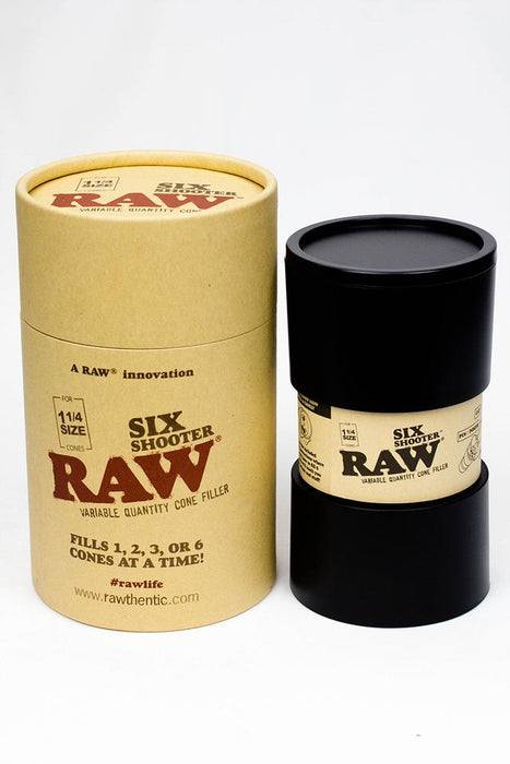 Raw six shooter for 1 1/4 size cones