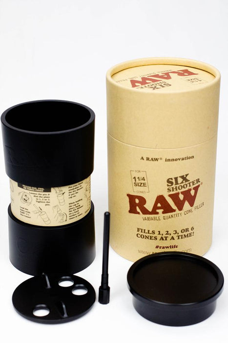 Raw six shooter for 1 1/4 size cones