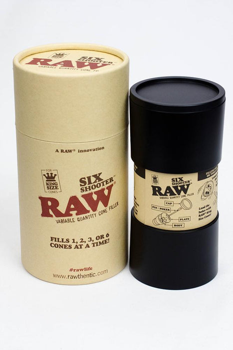 Raw six shooter for King size cones