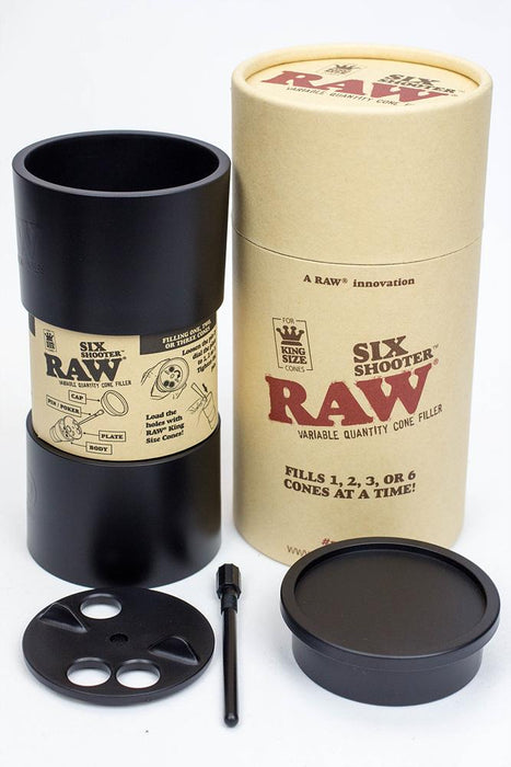 Raw six shooter for King size cones
