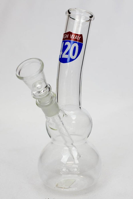 7" glass water bong M1044