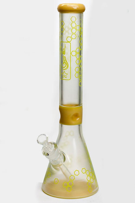 16 in. Genie 7 mm frosted glass water bong