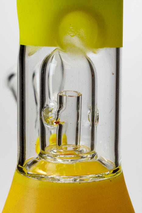 8" dome percolator beaker water bong-Leaf