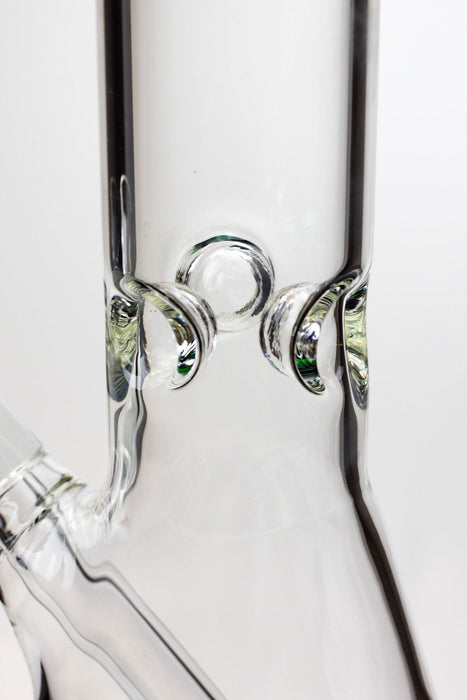 12" glass water beaker bong