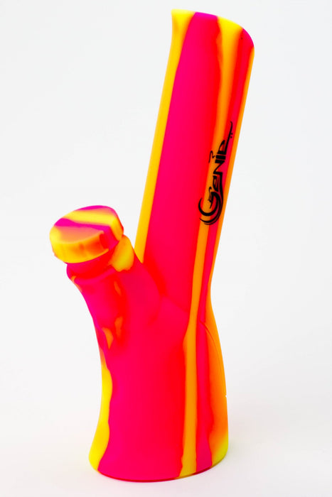 8.5" Genie multi colored silicone water bong