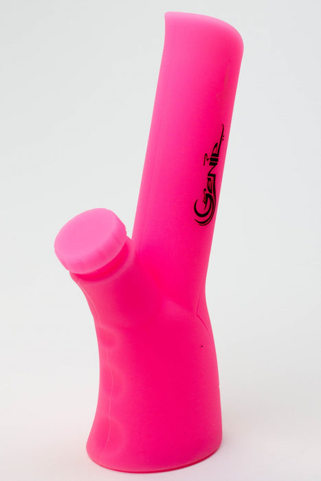 8.5" Genie Glow in the dark silicone water bong