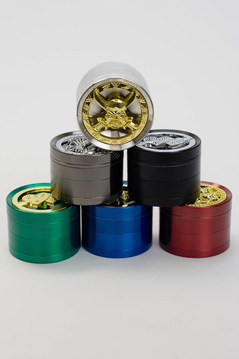 GHOST 4 parts color grinder with a decoration lid