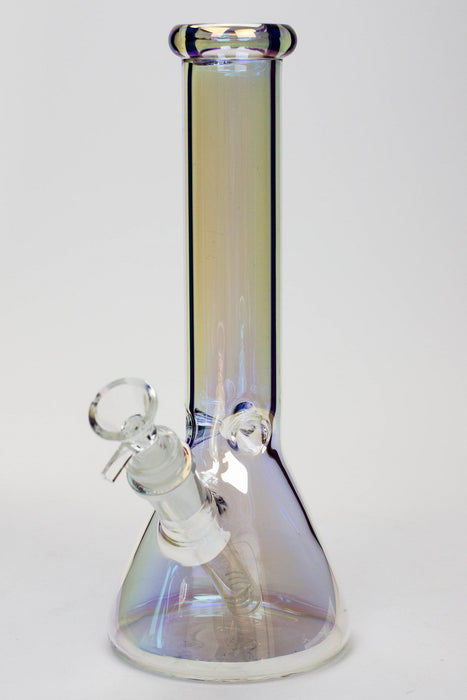 10" Infyniti Metallic tube glass water bong