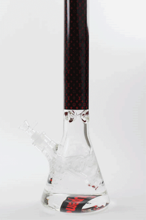 20" Luxury Patterned 9 mm glass water bong