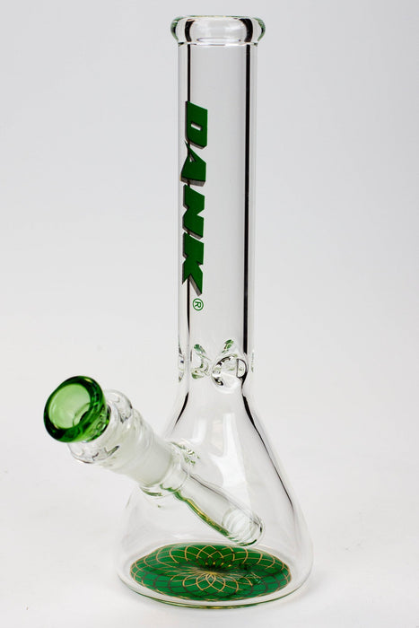 9.5" DANK beaker glass water bong