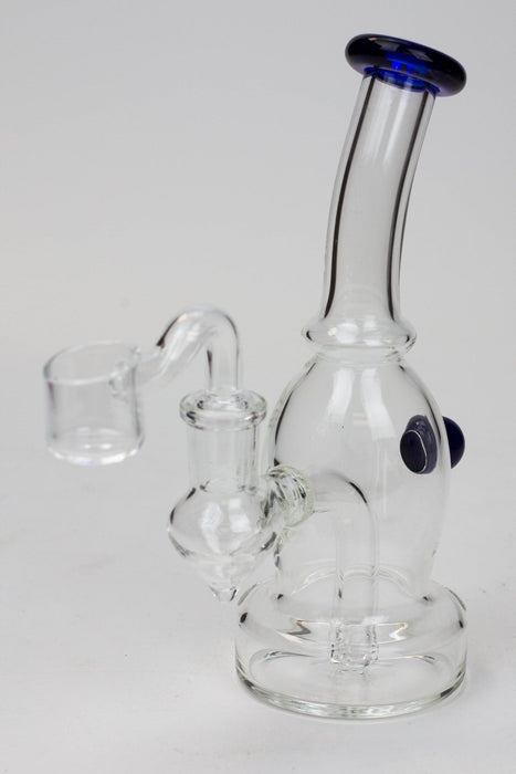 7"  2-in-1 fixed 3 hole stem diffuser bubbler