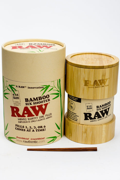 Raw Bamboo six shooter for 1 1/4 size cones