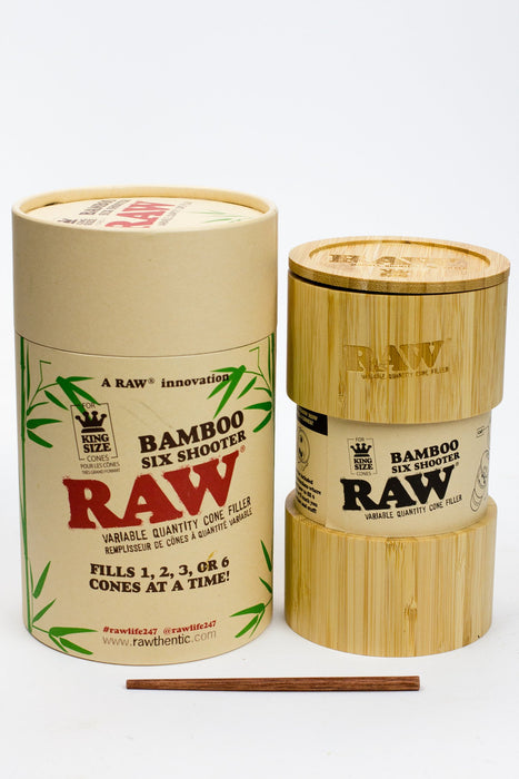 Raw Bamboo six shooter for King size cones