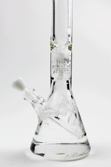 24" Genie 9 mm single percolator glass water bong
