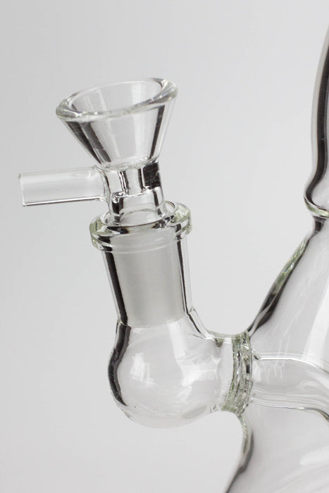 6" 2-in-1 fixed 3 hole diffuser bell bubbler