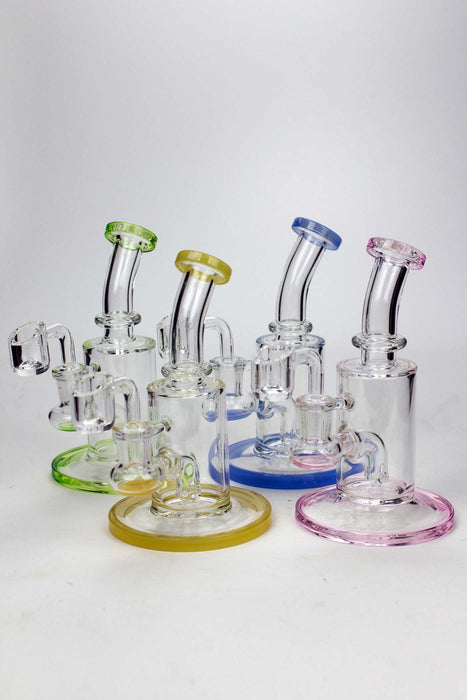 6" 2-in-1 fixed 3 hole diffuser bubbler