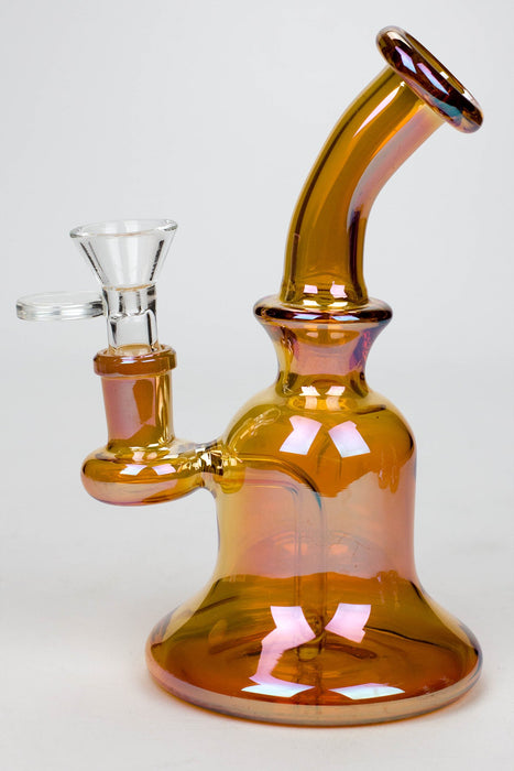 6" fixed 3 hole diffuser Metallic tinted bubbler