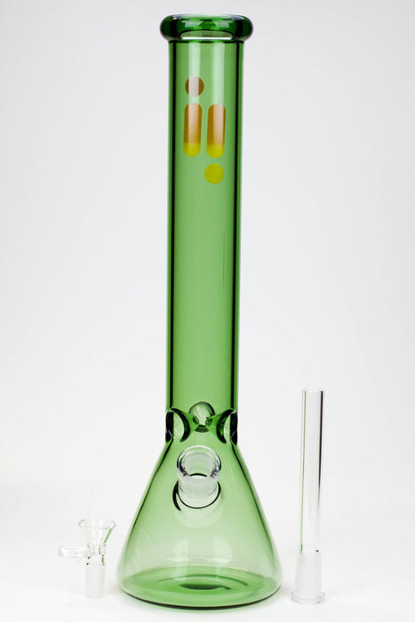 16" Infyniti color tube glass water bong