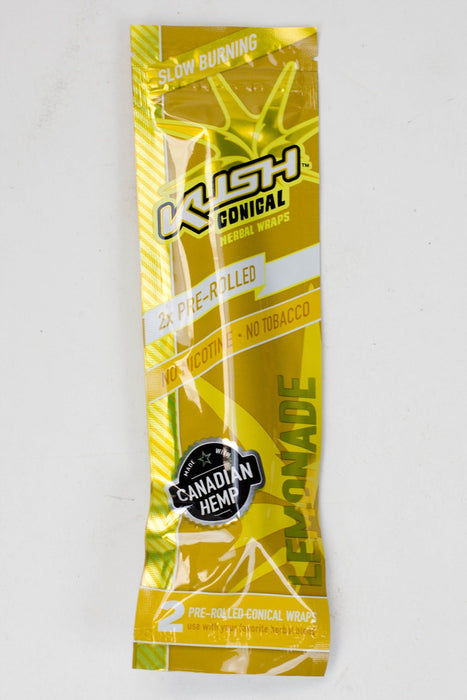 KUSH® CONICAL HERBAL WRAPS Pack of 3