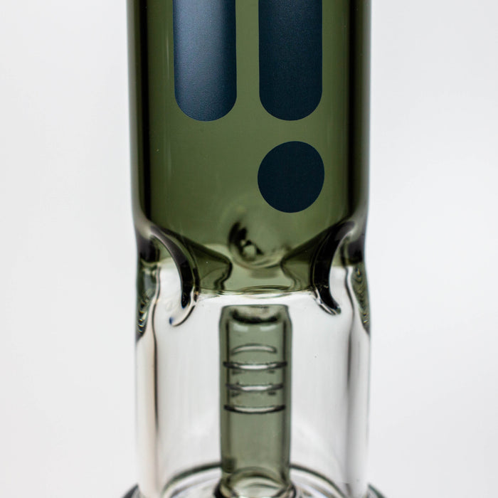 15" Infyniti showerhead percolator with splash guard glass bong