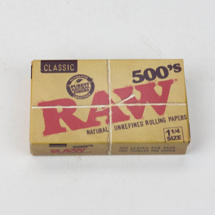 RAW 500's. Natural Unrefined - 1 Pack