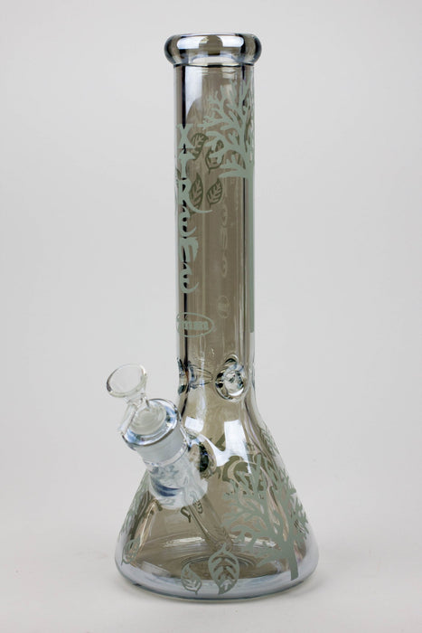14" XTREME Glass / 7 mm / Tree of life Electroplated Glass beaker Bong