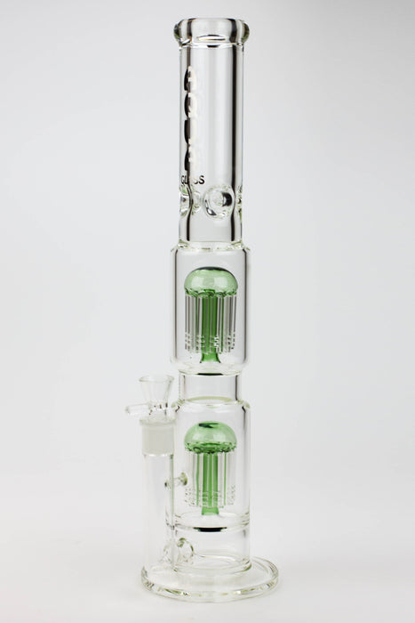 18.5" AQUA Glass Dual Tree arm / 7mm /glass water bong