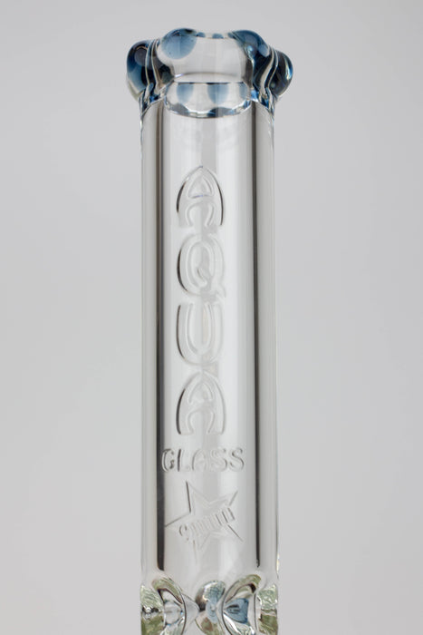 15.5" AQUA Glass / 9mm / glass beaker water bong